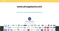 Desktop Screenshot of afuegolento.info
